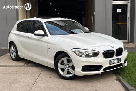 White 2017 BMW 118I Hatchback Sport Line