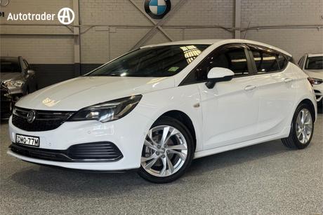 White 2017 Holden Astra Hatchback Rs
