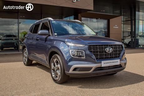 Blue 2026 Hyundai Venue Wagon Active