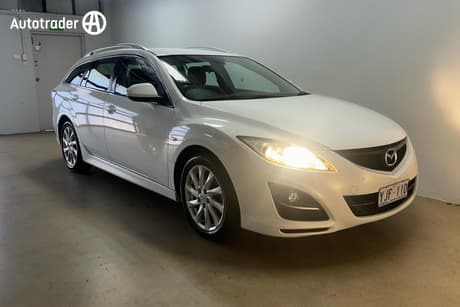 White 2012 Mazda 6 Wagon Touring