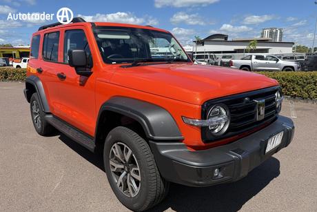 Orange 2025 GWM Tank 300 Wagon Ultra Diesel