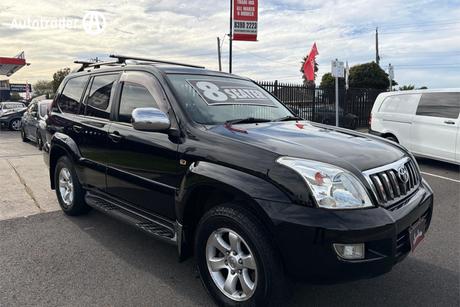 Black 2004 Toyota Landcruiser Prado Wagon Grande (4X4)