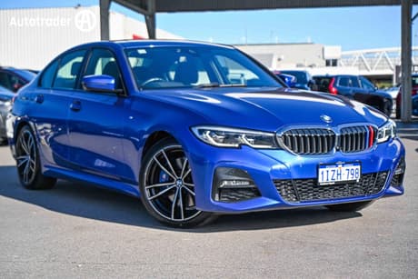 Blue 2022 BMW 330I Sedan M Sport