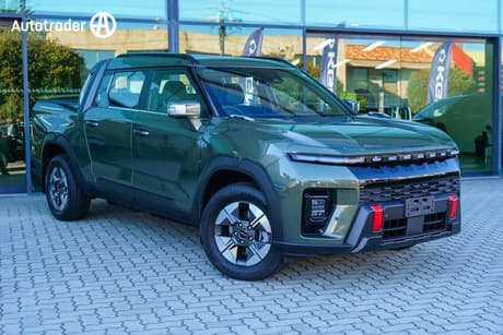 Green 2026 KGM Musso Ute Tray EV AWD 4X4