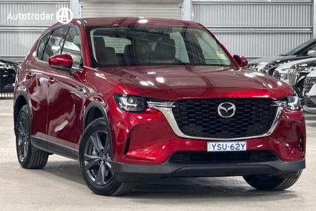 Red 2024 Mazda CX-60 Wagon P50E Evolve Phev