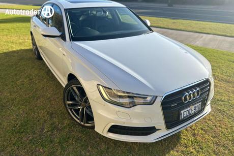 White 2013 Audi A6 Sedan 2.8 Fsi Quattro