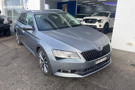 Grey 2017 Skoda Superb Wagon 140 Tdi