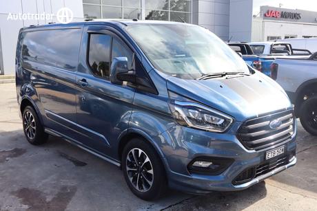 Blue 2020 Ford Transit Custom Van 320S (Swb) Sport