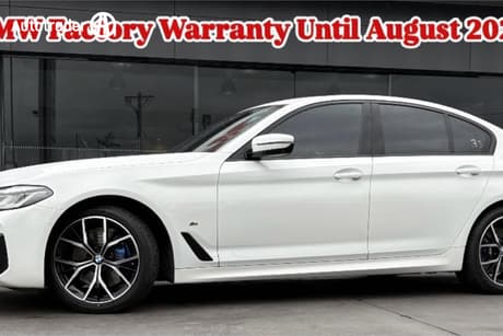 White 2023 BMW 530D Sedan M Sport Lci