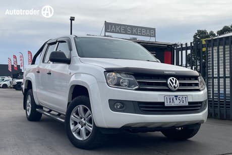 White 2017 Volkswagen Amarok Dual Cab Utility Tdi400 Core Plus (4X4)