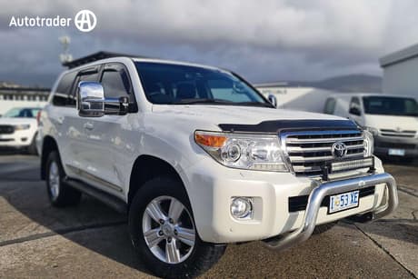 White 2012 Toyota Landcruiser Wagon Vx (4X4)