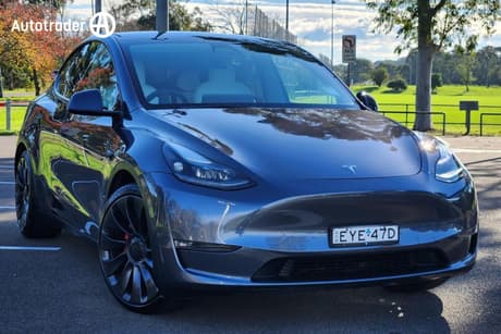 Grey 2023 Tesla Model Y Wagon Performance