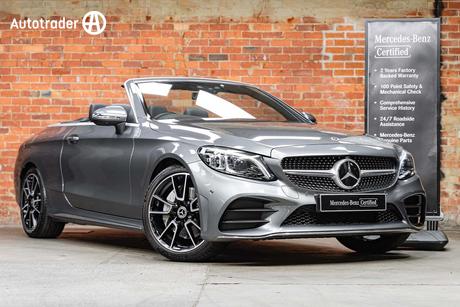 Grey 2020 Mercedes-Benz C300 Cabriolet