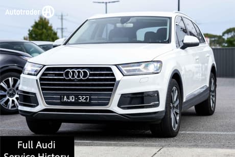 White 2016 Audi Q7 Wagon 3.0 Tdi Quattro (160Kw)