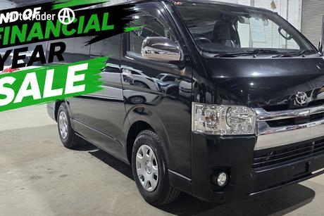 Black 2018 Toyota HiAce Commercial LWB