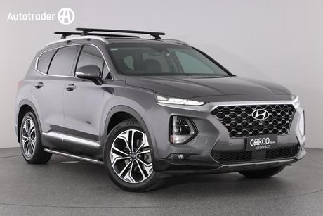 Grey 2020 Hyundai Santa FE Wagon Highlander Crdi Burg (Awd)