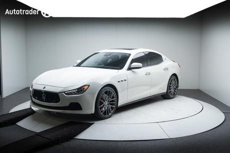 White 2017 Maserati Ghibli Sedan S