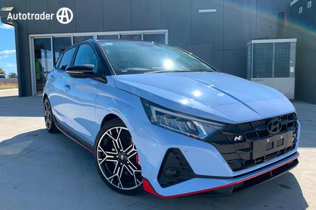 Blue 2026 Hyundai I20 Hatchback N