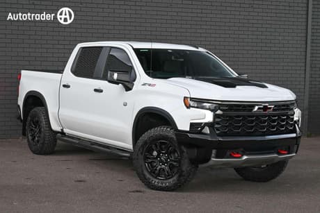 White 2023 Chevrolet Silverado Crew Cab Pickup 1500 Zr2