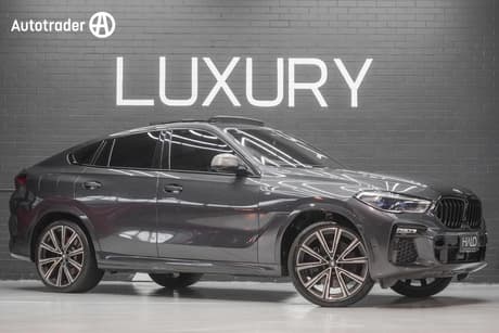 Grey 2020 BMW X6 Coupe M50I