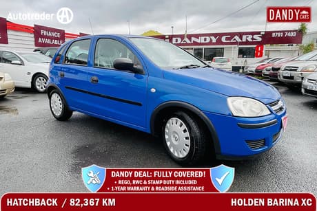 Blue 2005 Holden Barina Hatchback