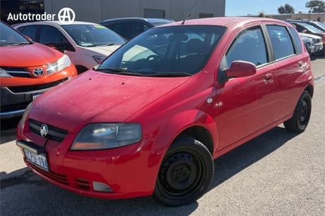 Red 2007 Holden Barina Hatchback
