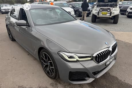 Grey 2022 BMW 530D Sedan M Sport Lci
