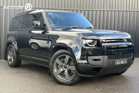 Black 2025 Land Rover Defender Wagon 110 P425 X-Dynamic Hse