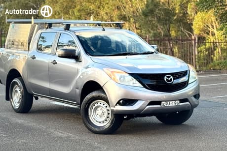 Silver 2014 Mazda BT-50 Dual Cab Utility Xt (4X2)
