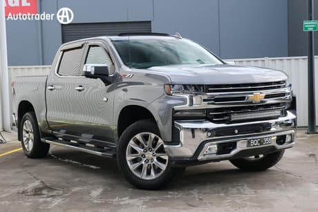Grey 2021 Chevrolet Silverado Crew Cab Utility 1500 Ltz Premium Tech Pack
