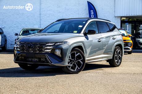 Grey 2026 Hyundai Tucson Wagon Premium N Line Hybrid (Awd)