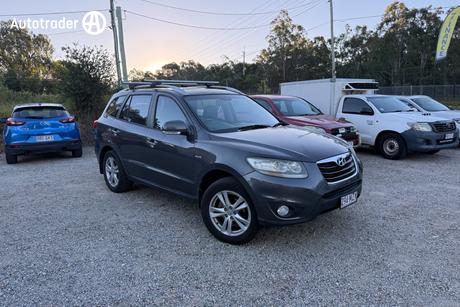 Grey 2010 Hyundai Santa FE Wagon Highlander Crdi (4X4)