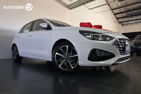 White 2022 Hyundai I30 Hatchback Active