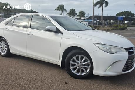 White 2015 Toyota Camry Sedan Altise Hybrid