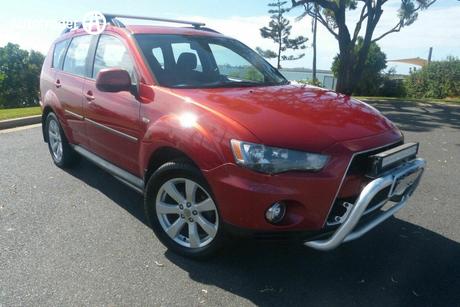 Red 2012 Mitsubishi Outlander Wagon Activ (Fwd)