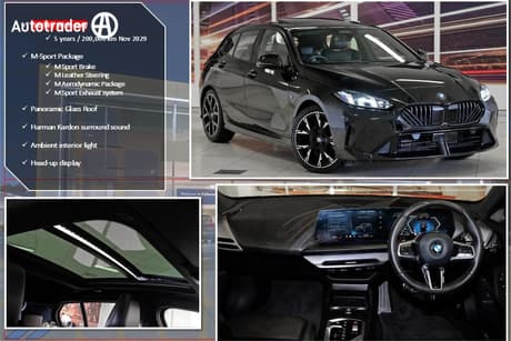 Black 2024 BMW 118I Hatchback M Sport