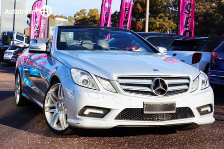 Silver 2011 Mercedes-Benz E350 Cabriolet Avantgarde