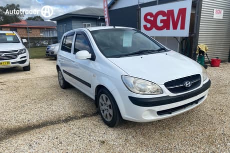 White 2009 Hyundai Getz Hatchback S