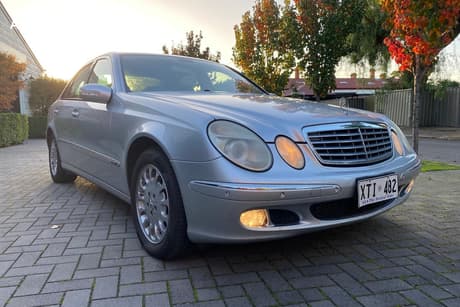Silver 2005 Mercedes-Benz E280 Sedan Cdi Elegance