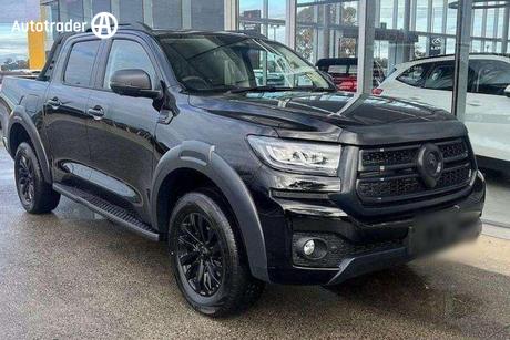 Black 2026 GWM Cannon Dual Cab Utility Vanta (4X4)