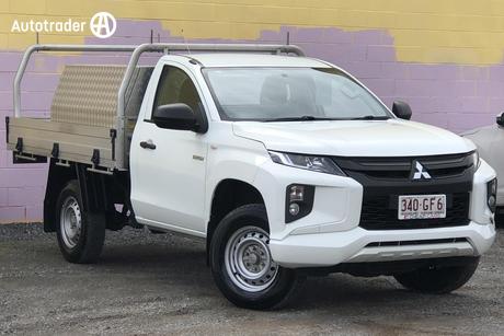White 2022 Mitsubishi Triton Cab Chassis Glx (4X2)
