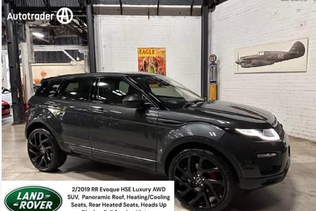 Grey 2018 Land Rover Range Rover Evoque SUV TD4 HSE 4X4