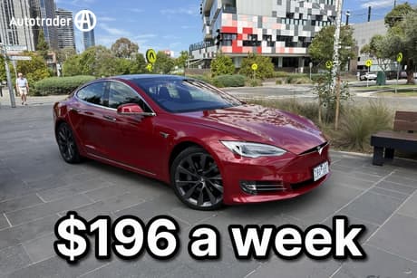 Red 2018 Tesla Model S Hatchback 75D
