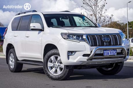 White 2018 Toyota Landcruiser Prado Wagon Gxl (4X4)