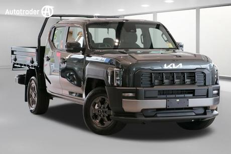 Grey 2025 Kia Tasman Double Cab Chassis Sx (4X4) Black Fender