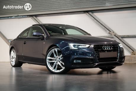 Blue 2015 Audi A5 Coupe 2.0 Tfsi Quattro