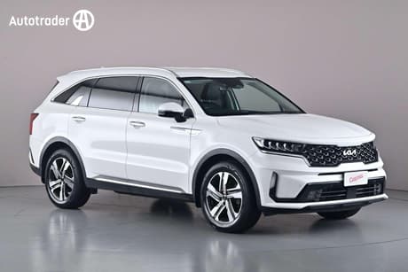 White 2022 Kia Sorento Wagon Sport+ 7 Seat