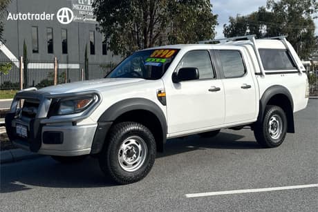 White 2009 Ford Ranger Dual Cab Pick-up Xl Hi-Rider (4X2)