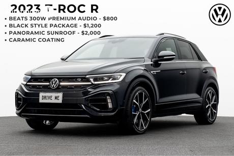 Black 2023 Volkswagen T-ROC Wagon R