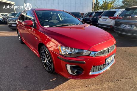 Red 2016 Mitsubishi Lancer Sedan Gsr